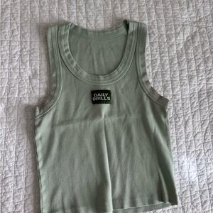 Daily Drills Mint Green Tank Top